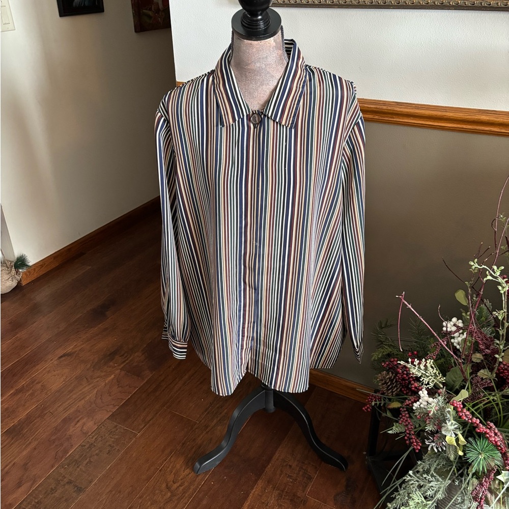 IC COLLECTION Multicolor Striped Blouse